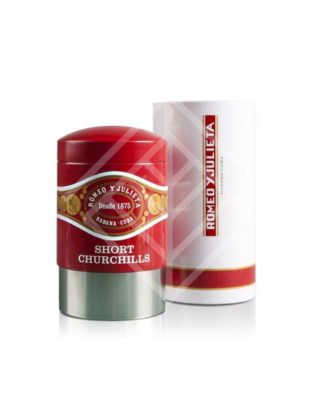 Подарочный тубус на 25 сигар Romeo y julieta Short Churchills